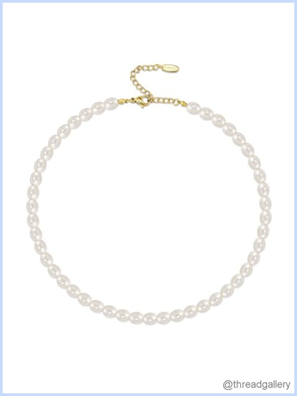 Pearl Choker Necklace Adjustable Strand Handmade Vintage Jewelry